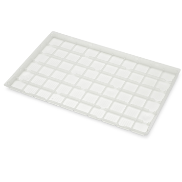ANL Plastics white line tray for chocolates and biscuits ANL Plastics white line tray for chocolates and biscuits